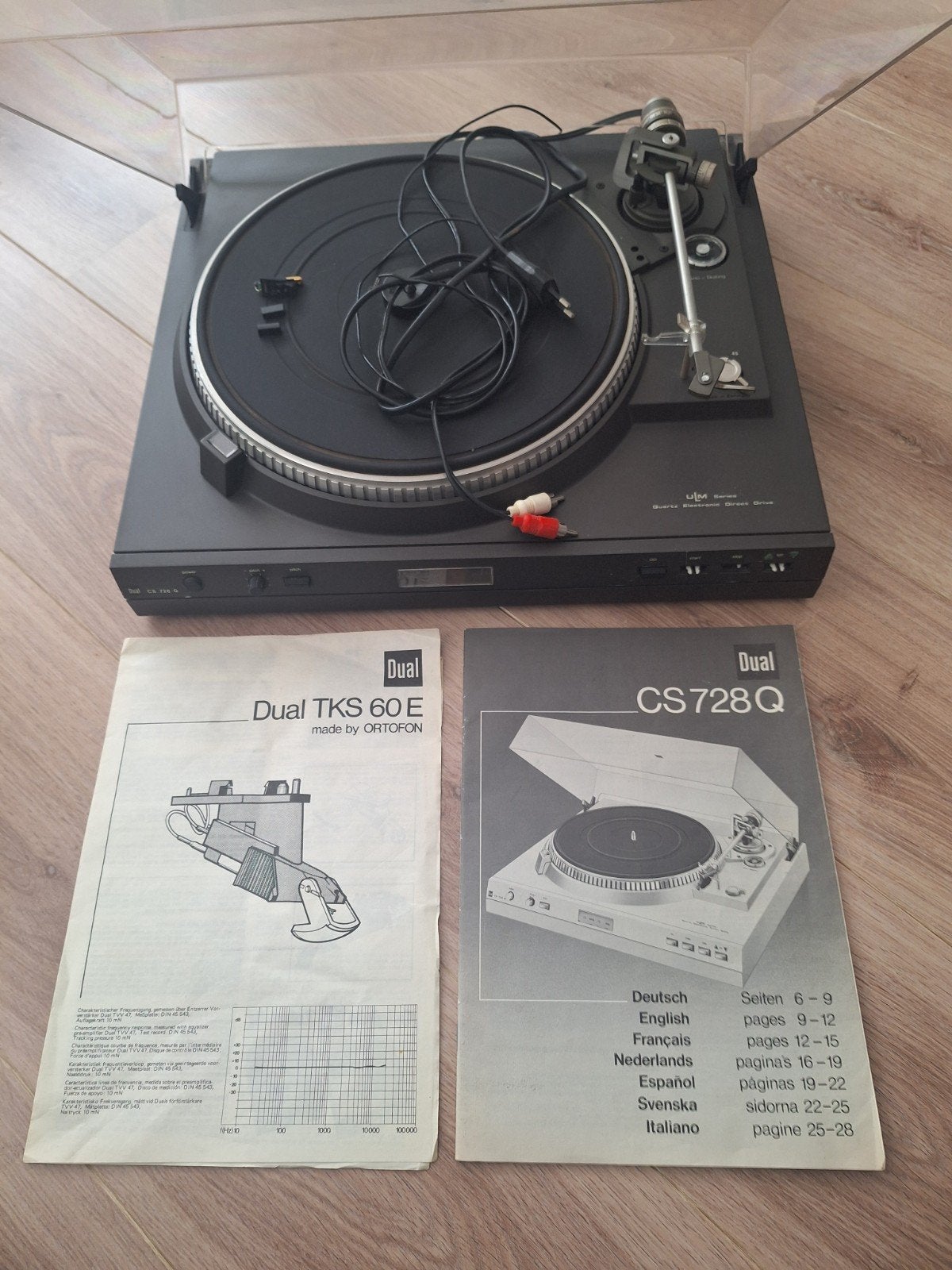 Dual CS728Q platenspeler, Ophalen of Verzenden, Platenspeler, Dual