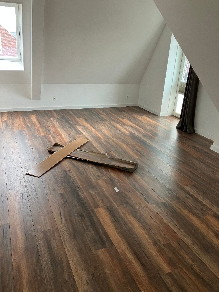 laminaatvloer rustiek eiken Lundia, Ophalen, 50 tot 150 cm, Zo goed als nieuw, 10 m² of meer