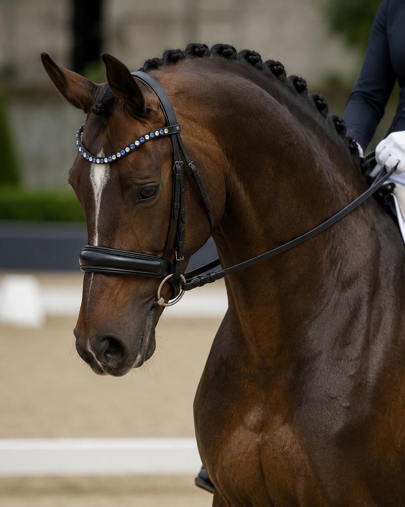 Nieuwe Swarovski frontriem maat Full, Dieren en Toebehoren, Paarden en Pony's | Hoofdstellen en Tuigage, Ophalen of Verzenden
