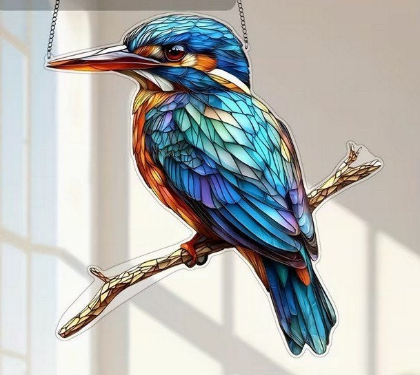 Raamhanger ijsvogel ( extra groot formaat ), Verzenden, Nieuw