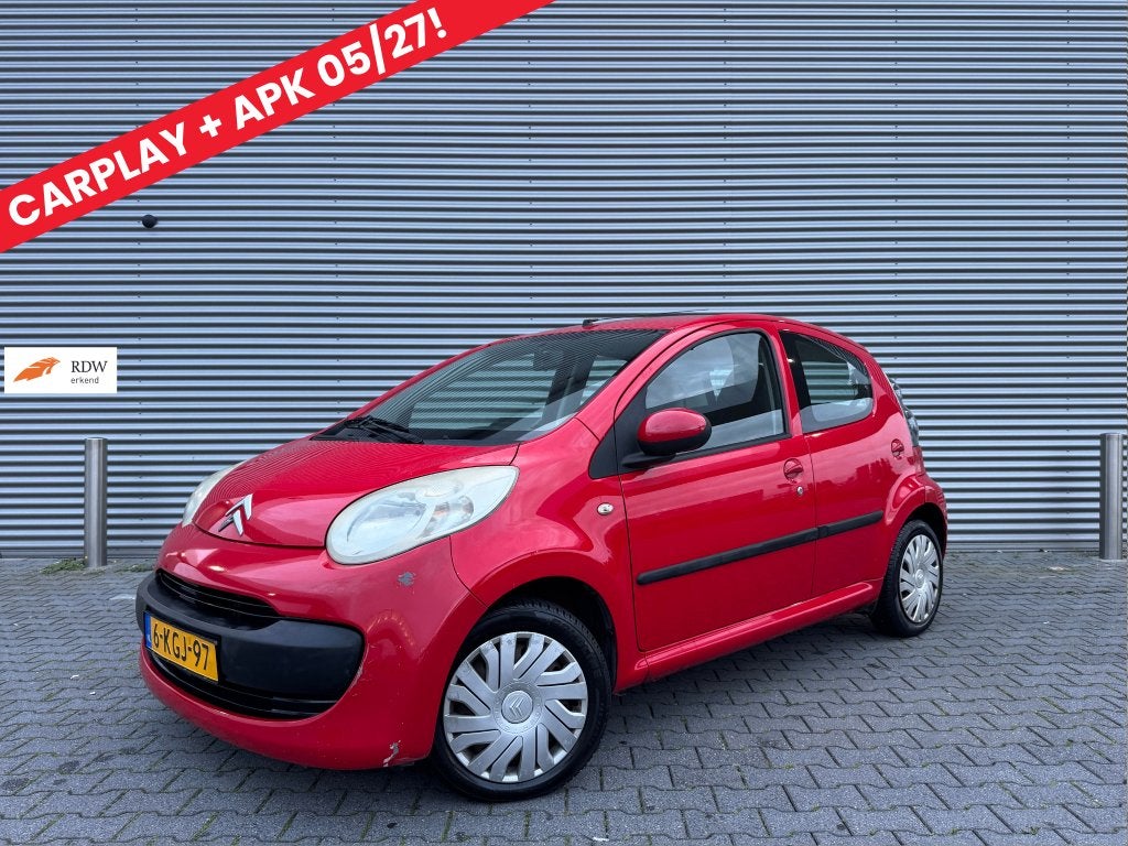 Citroën C1 | APK | GROTE BEURT | CARPLAY | AIRCO  | 5dr, Auto's, Voorwielaandrijving, Stof, Zwart, 4 stoelen