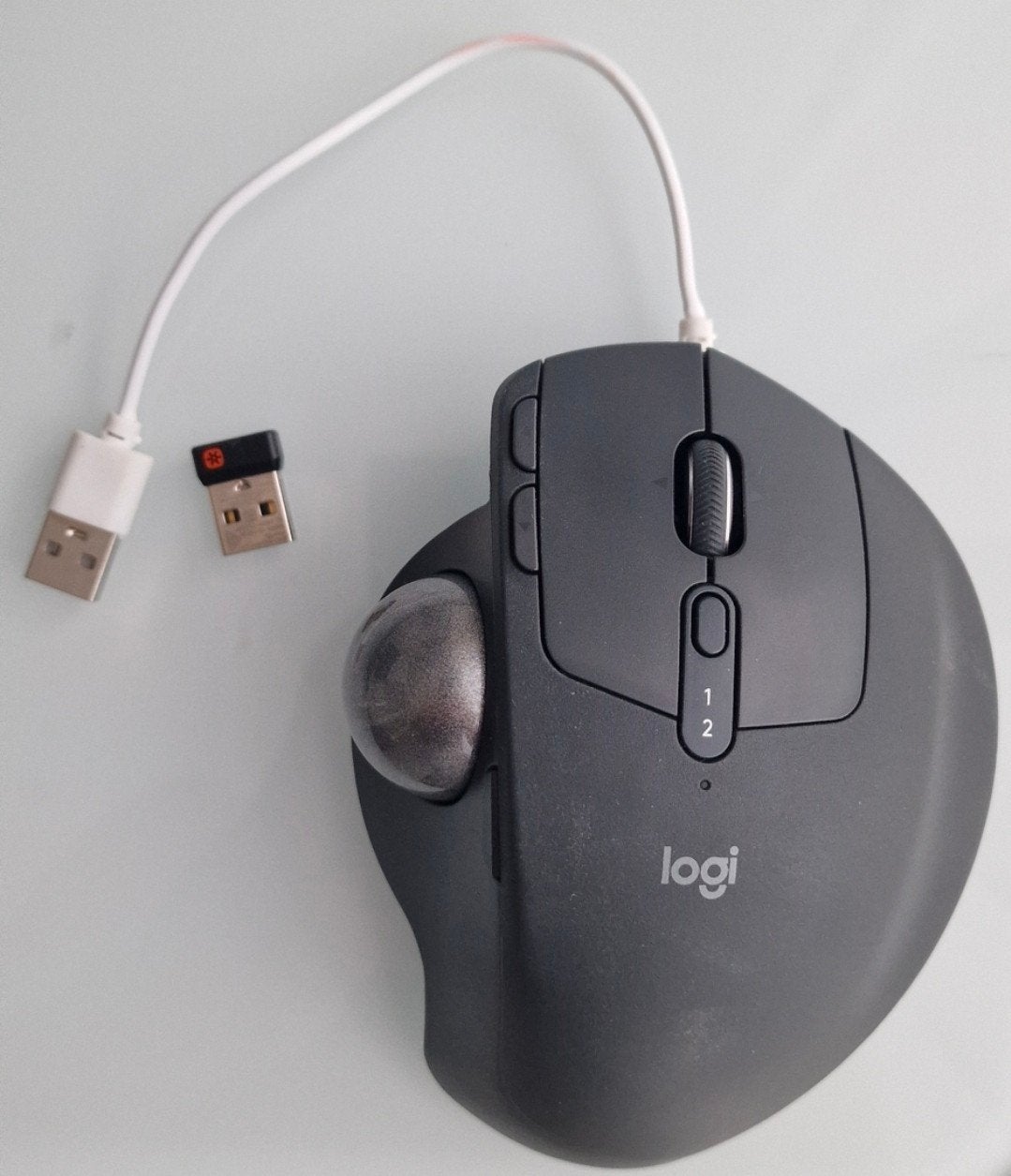 Logitech Ergo MX Draadloze Trackball Muis, Ophalen, Rechtshandig, Muis, Ergonomisch