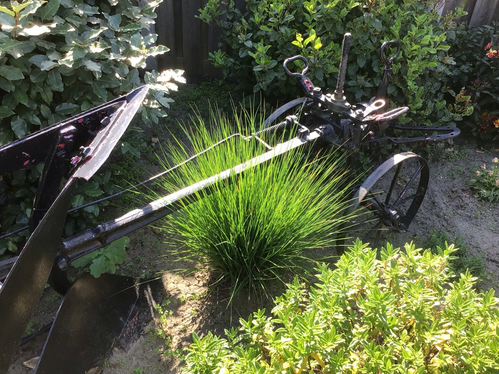 Antieke ploeg - Decoratief tuinstuk, Antiek en Kunst, Antiek | Gereedschap en Instrumenten, Ophalen