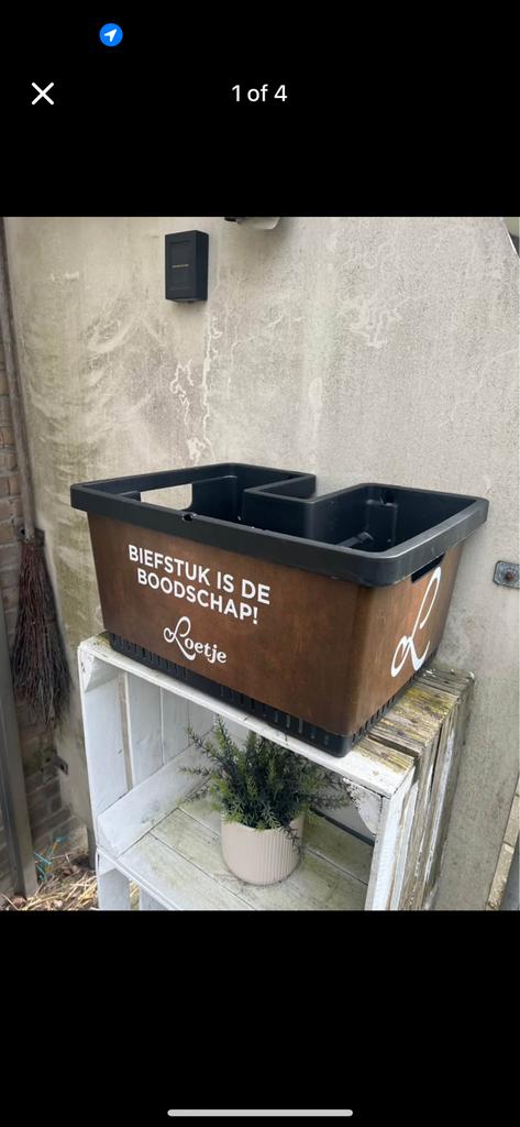 Limited edition fietskrat van Loetje!, Ophalen, Zo goed als nieuw
