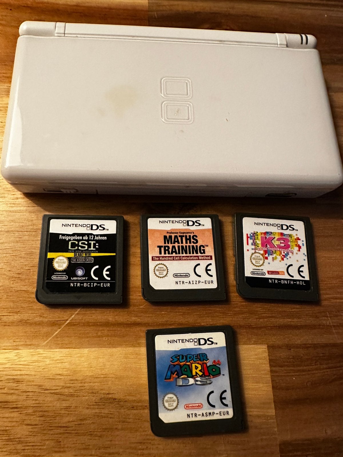 Nintendo Ds lite met Mario 64., Spelcomputers en Games, Met games, Zwart, Ophalen of Verzenden, Zo goed als nieuw