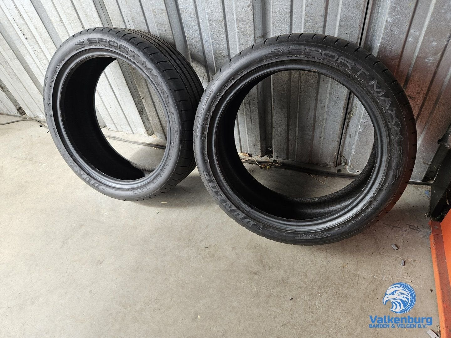 6-7mm! Zomerbanden 225/45R19 Dunlop Sport Maxx RT, 19 inch, Gebruikt, -, -