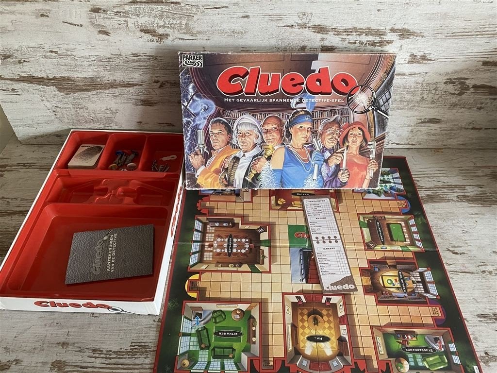 Cluedo mensen op doos Parker [s972]