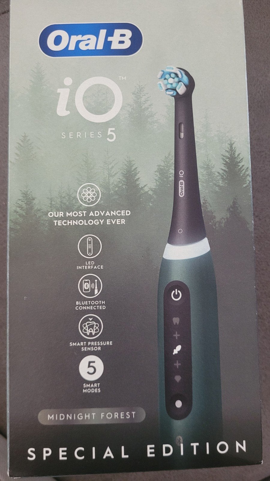 Oral-B iO Series 5 Elektrische Tandenborstel Midnight Forest, Ophalen of Verzenden, Nieuw