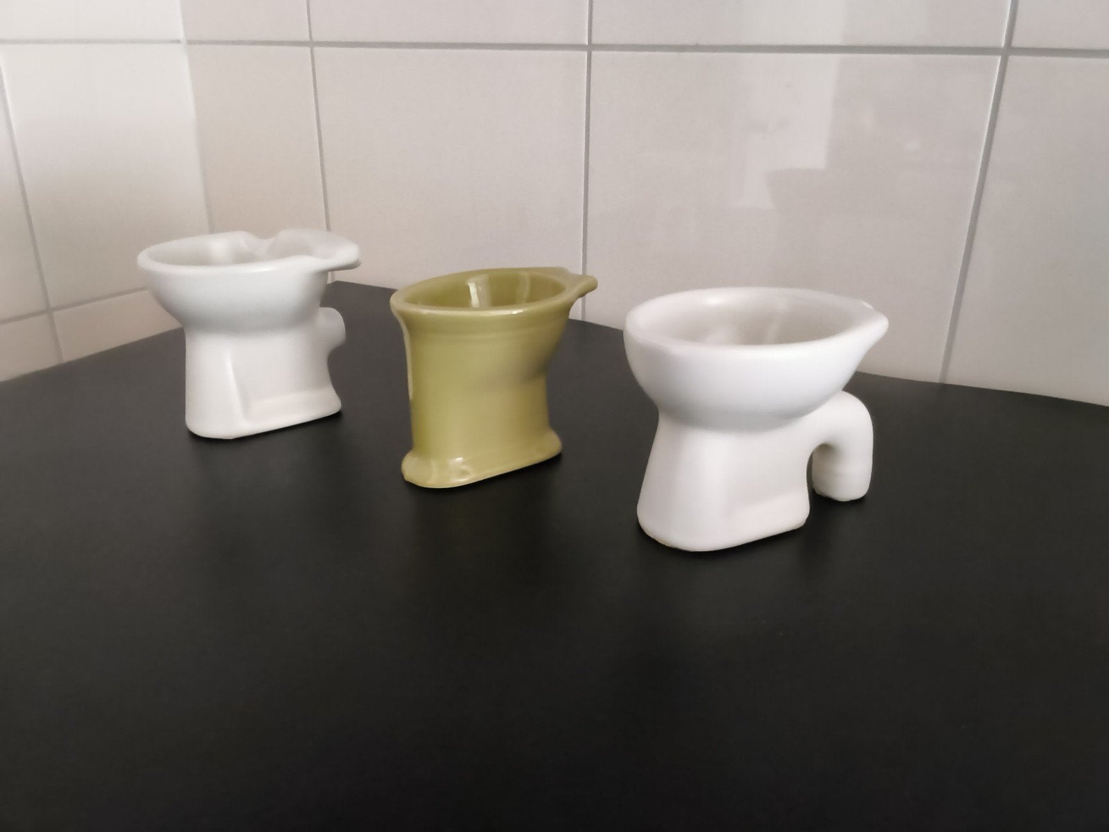 3 kleine wc potjes toiletpotjes, Verzamelen, Ophalen of Verzenden, Nieuw, Overige typen