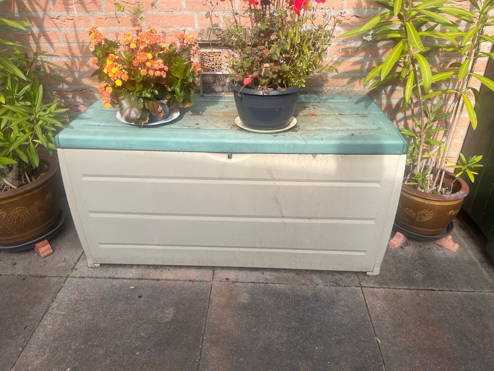 Tuin opbergbox / Kussenbox, Ophalen, Gebruikt, Kunststof, Overige typen