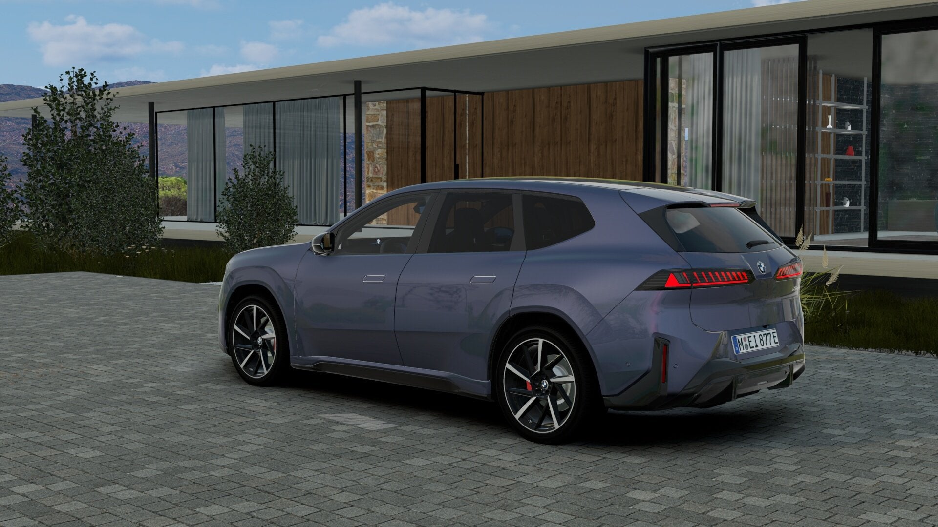 BMW iX3 40 eDrive M Sport / M Sportstoelen / Head-Up / Harma, Automaat, Achterwielaandrijving, Zwart, Leder