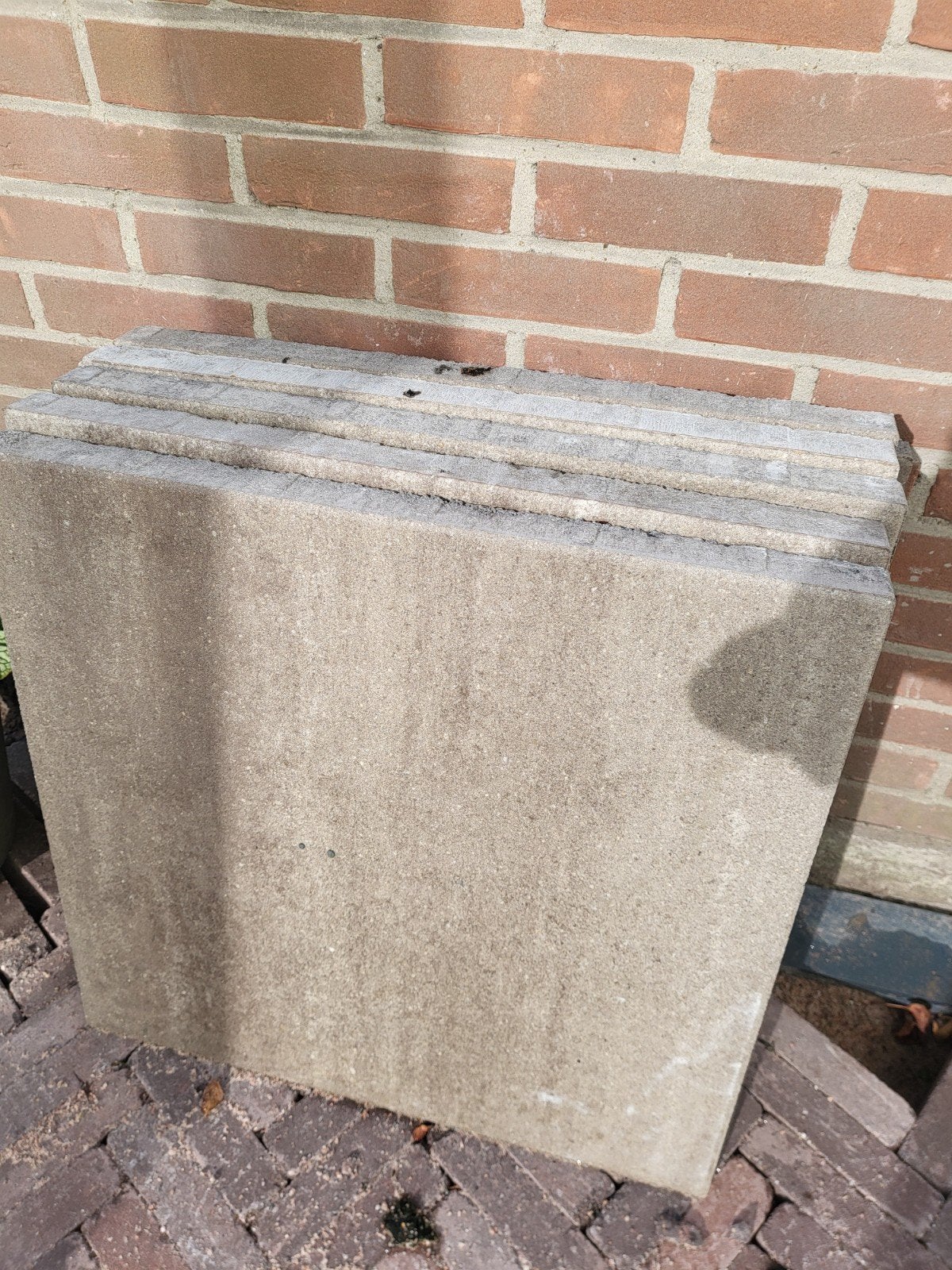 6 nieuwe betontegels 60x60 cm, Tuin en Terras, Ophalen, Nieuw, Minder dan 5 m², Beton