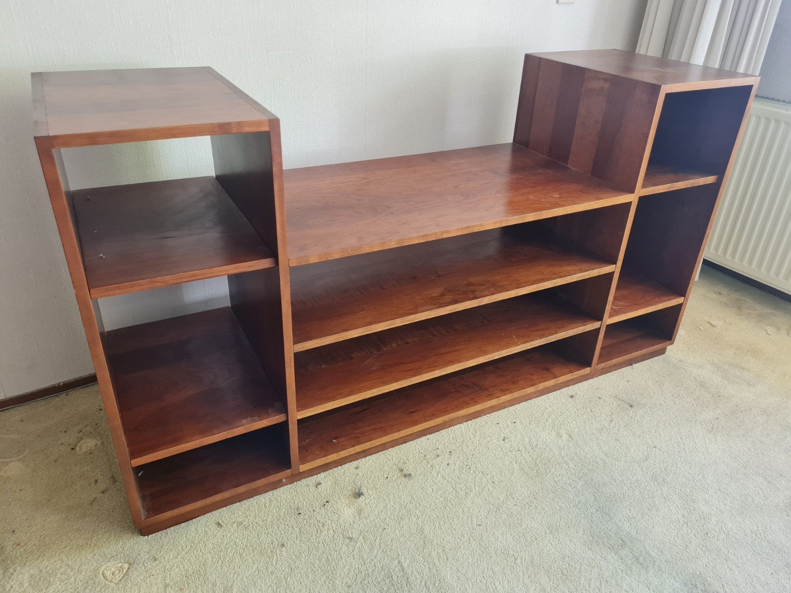 Houten TV-meubel / Boekenkast met opbergruimte, Ophalen, Gebruikt, Onbekend@voorbeeld.com, 150 tot 200 cm