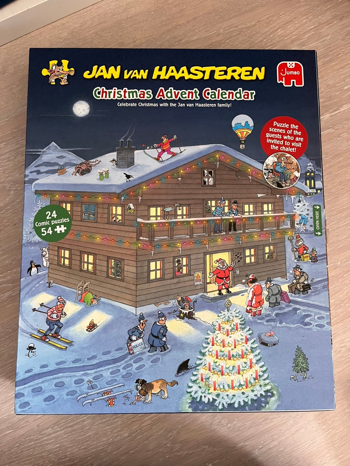 Jan van Haasteren Christmas Advent Kalender, Ophalen, Meer dan 1500 stukjes, Zo goed als nieuw