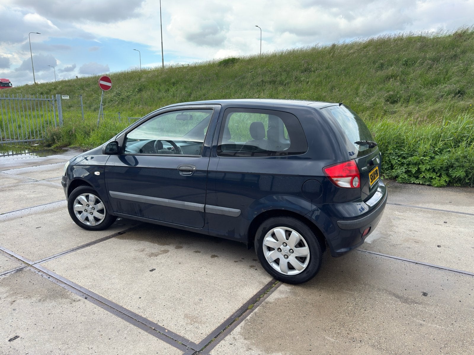 Hyundai Getz 1.3 3DRS 2003 Blauw, Voorwielaandrijving, 450 kg, 40 €/maand, 4 cilinders