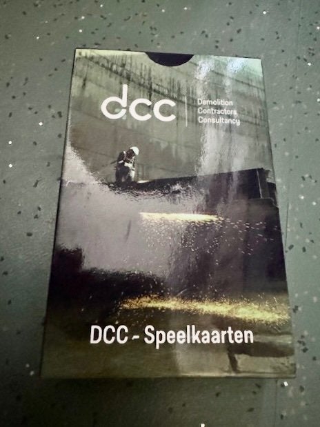 DCC Speelkaarten - Demolition Contractors Consultancy, Ophalen of Verzenden, Nieuw, Speelkaart(en)