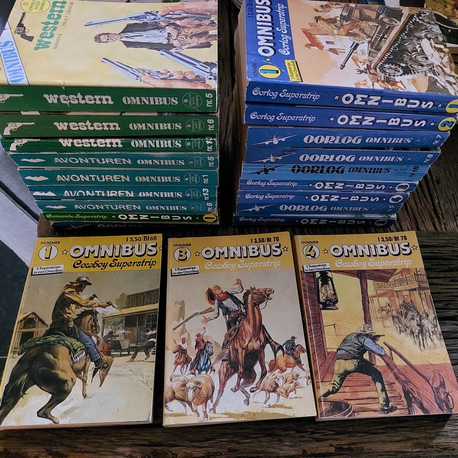 Verzameling Oorlog / Western Omnibus, Boeken, Meerdere stripboeken, Ophalen of Verzenden, Gelezen