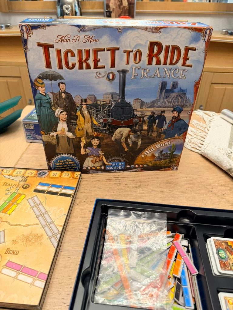 Ticket to ride france zgan, Hobby en Vrije tijd, Gezelschapsspellen | Bordspellen, Ophalen of Verzenden, Zo goed als nieuw