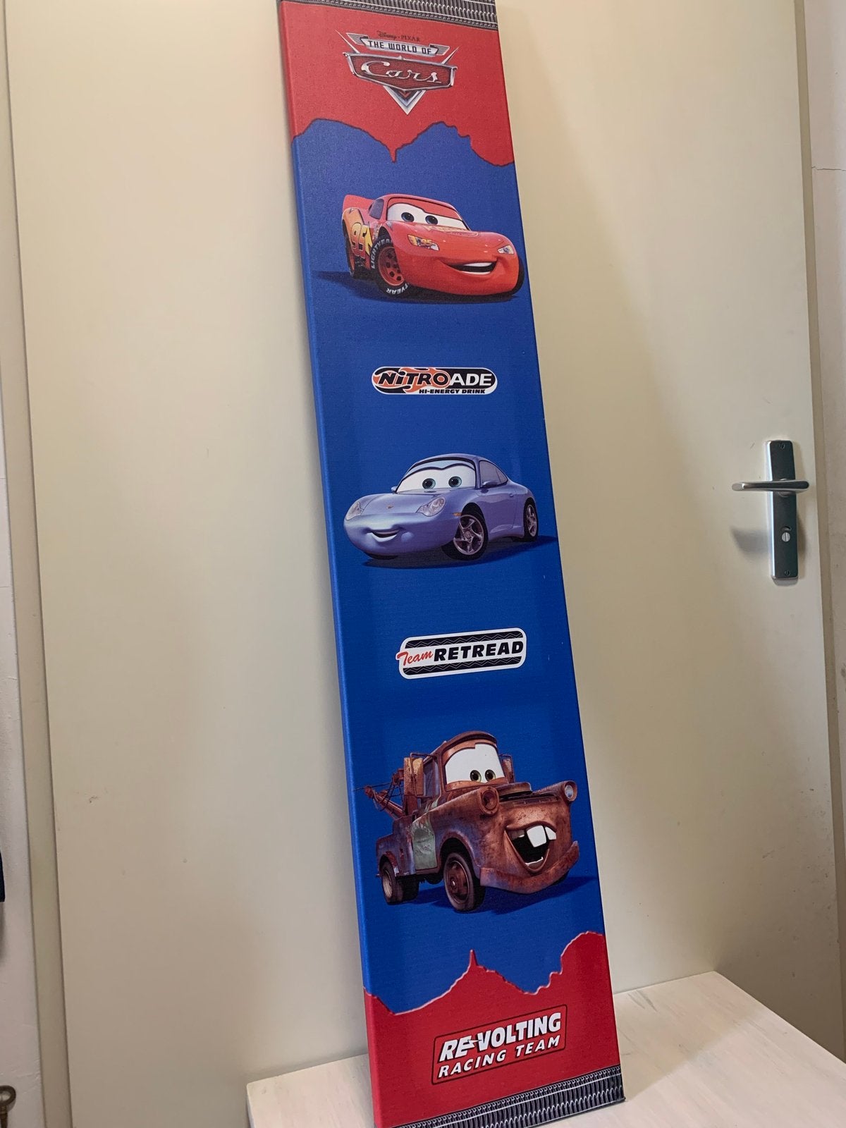 Cars wanddecoratie - Bliksem McQueen, Sally, Takel, Ophalen, Zo goed als nieuw