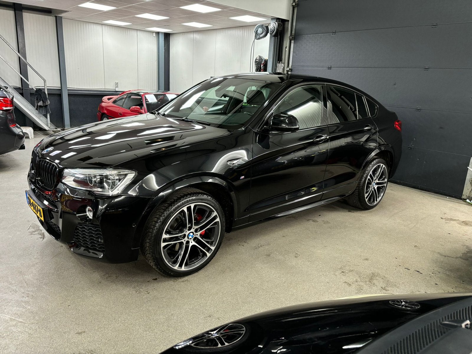 BMW X4 Xdrive 20DA 2015 Zwart, Auto's, BMW, Automaat, 1995 cc, Zwart, Leder