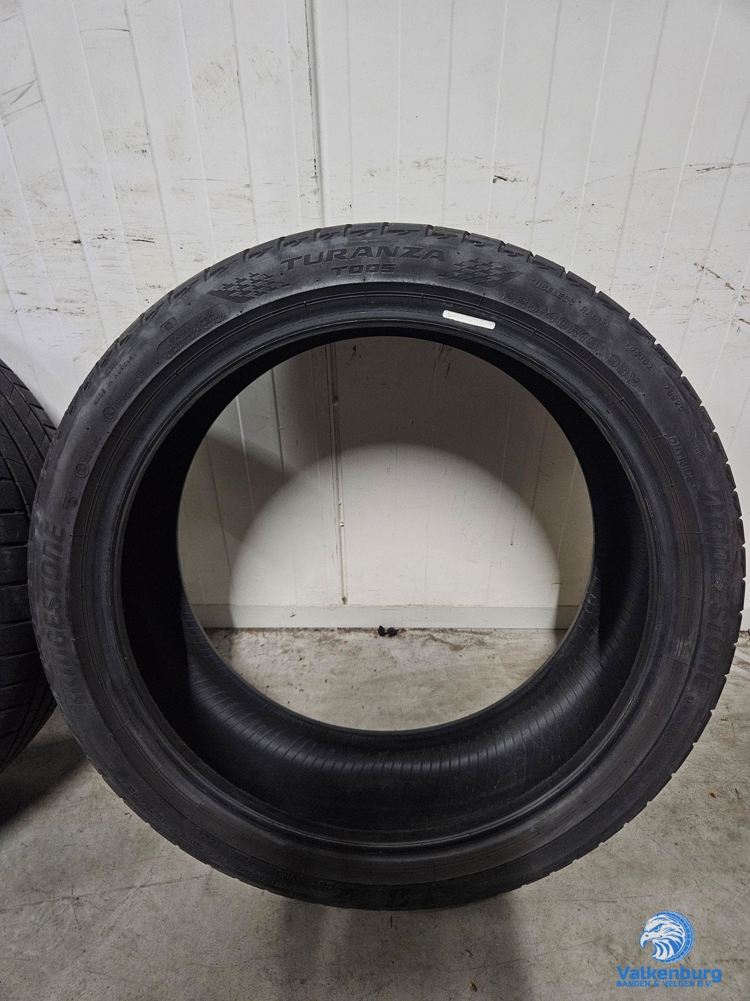 5-6mm! Zomerbanden 225/40R19 Bridgestone Turanza T005, Auto-onderdelen, Banden en Velgen, 19 inch, Gebruikt, -, -