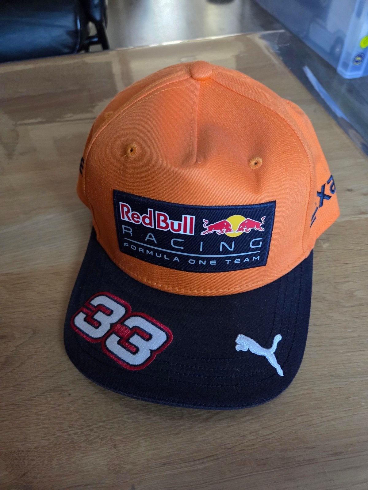 Red Bull Racing Max Verstappen Cap - Oranje/Zwart, Red Bull Racing, One size fits all, Ophalen of Verzenden, Pet