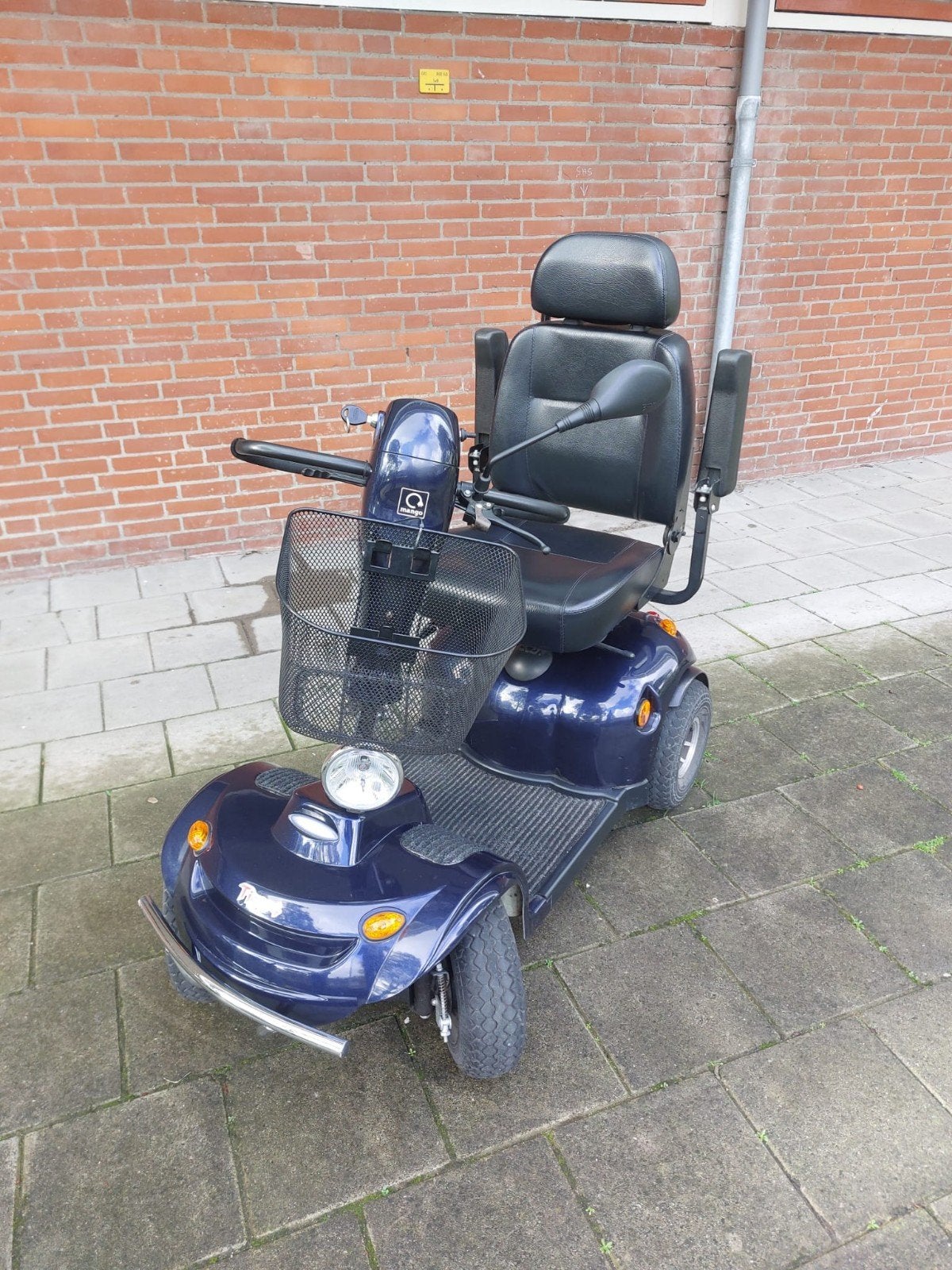 Te koop Scootmobiel Mango Tiger 4, Ophalen, Gebruikt, 26 t/m 35 km, 16 km/u of meer