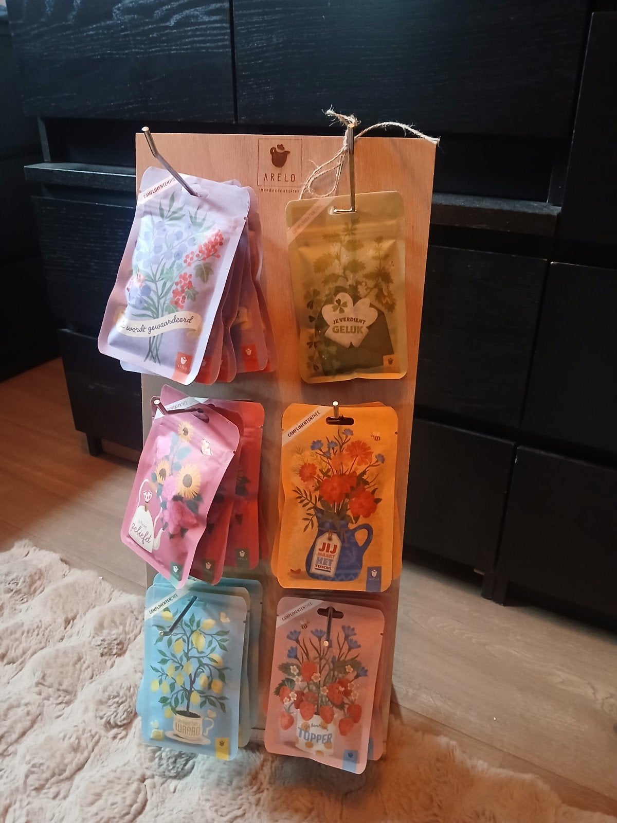 27x zakjes met thee + houder, Hobby en Vrije tijd, Theezakjes, Ophalen of Verzenden