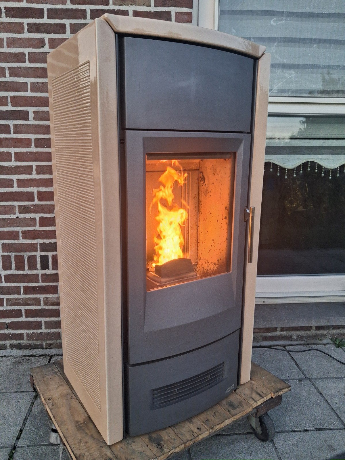 Piazzetta Pelletkachel 11kW - met levering + 1 jaar garantie, Huis en Inrichting, Kachels, Ophalen, Zo goed als nieuw, Overige brandstoffen