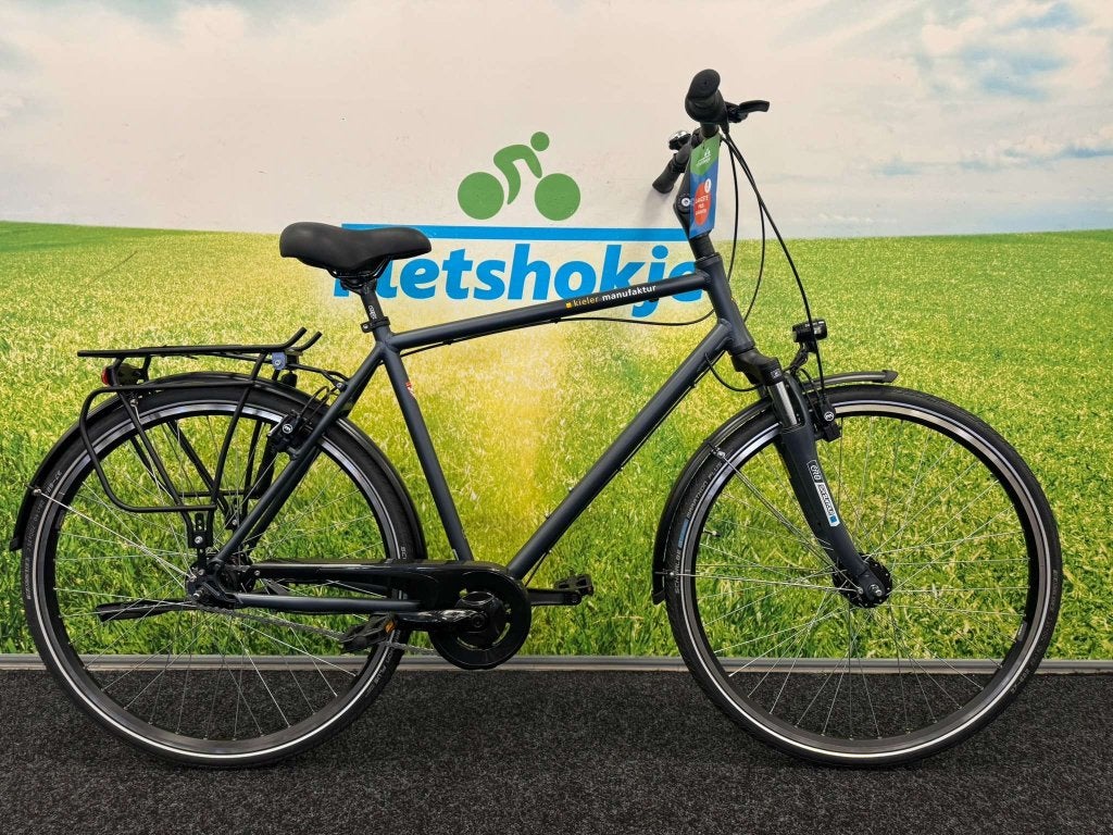 Fietshokje Amersfoort: Kieler Manufaktur herenfiets N8 H55, Fietsen en Brommers, Versnellingen, Niet ingevuld, Nieuw, Ophalen of Verzenden