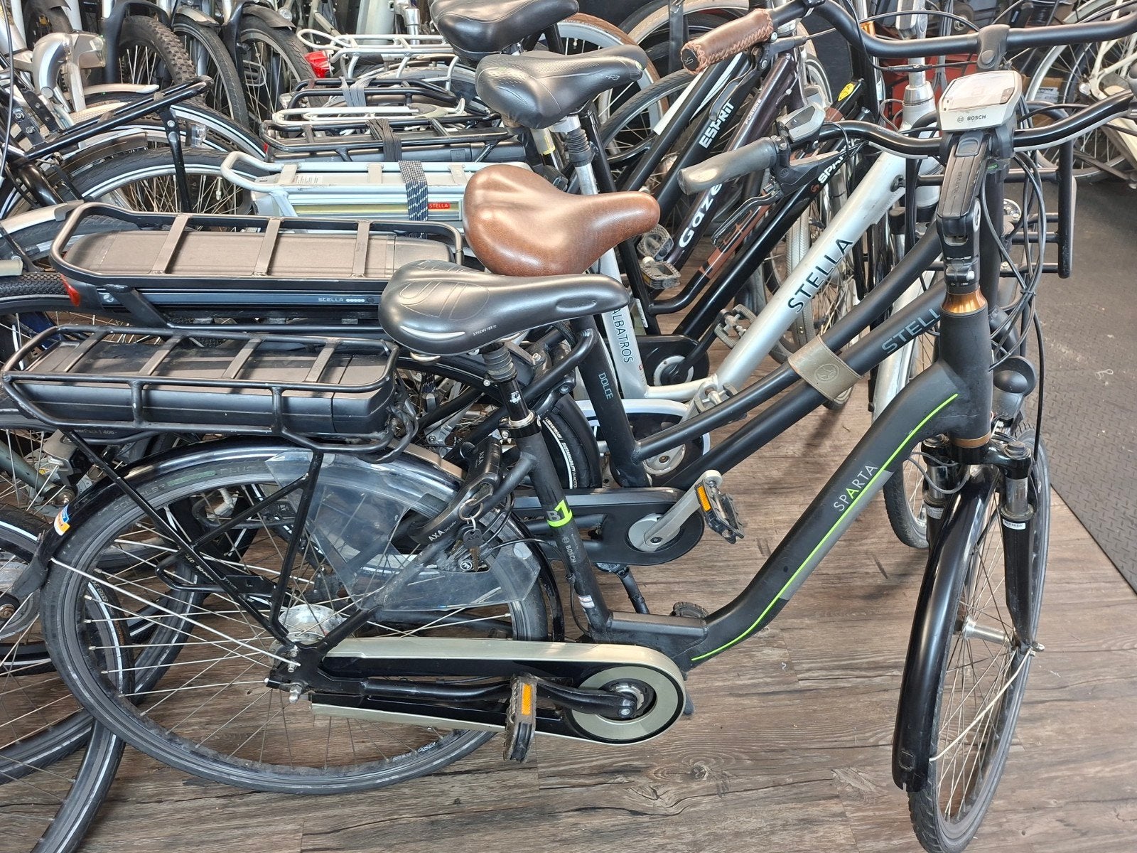 Sparta elektrische fiets bosch Middenmotor classic, Fietsen en Brommers, Fietsen | Dames | Damesfietsen, Ophalen of Verzenden
