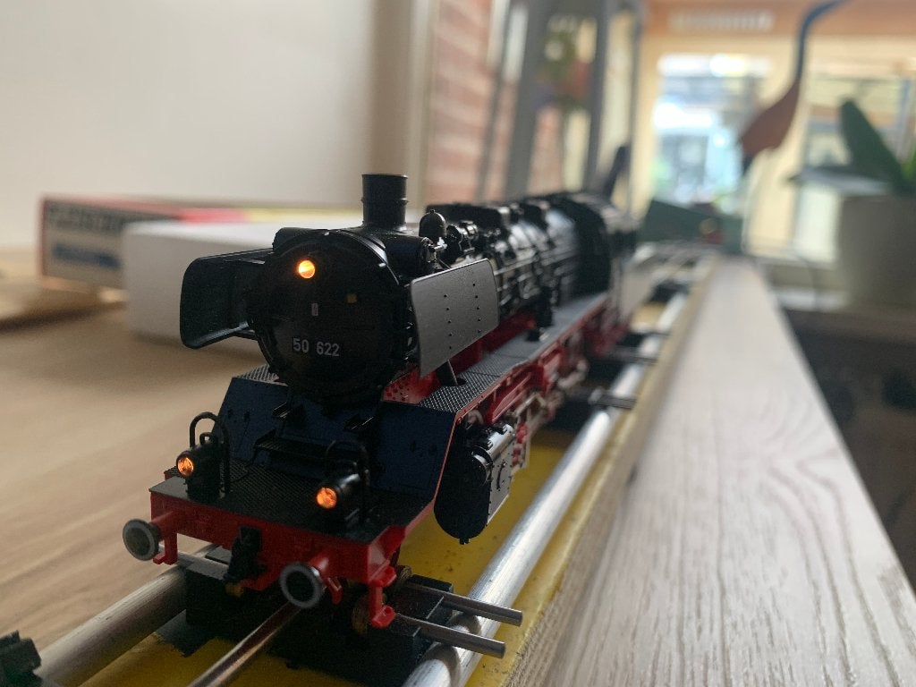 Fleischmann 4805 H0 Stoom BR 50622 met ketelringen van de DB, Hobby en Vrije tijd, Modeltreinen | H0, Fleischmann, Ophalen of Verzenden