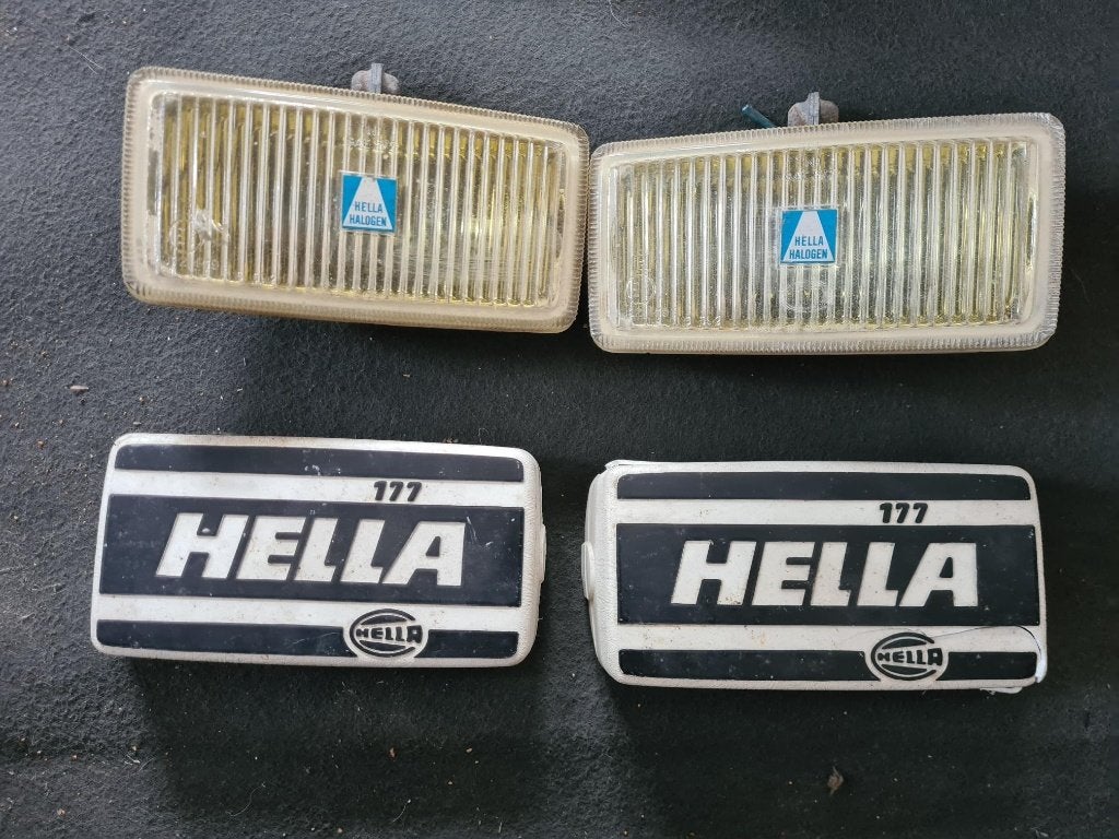 Hella breedstralers  type 177  rechthoek geel, Auto-onderdelen, Ophalen, Gebruikt
