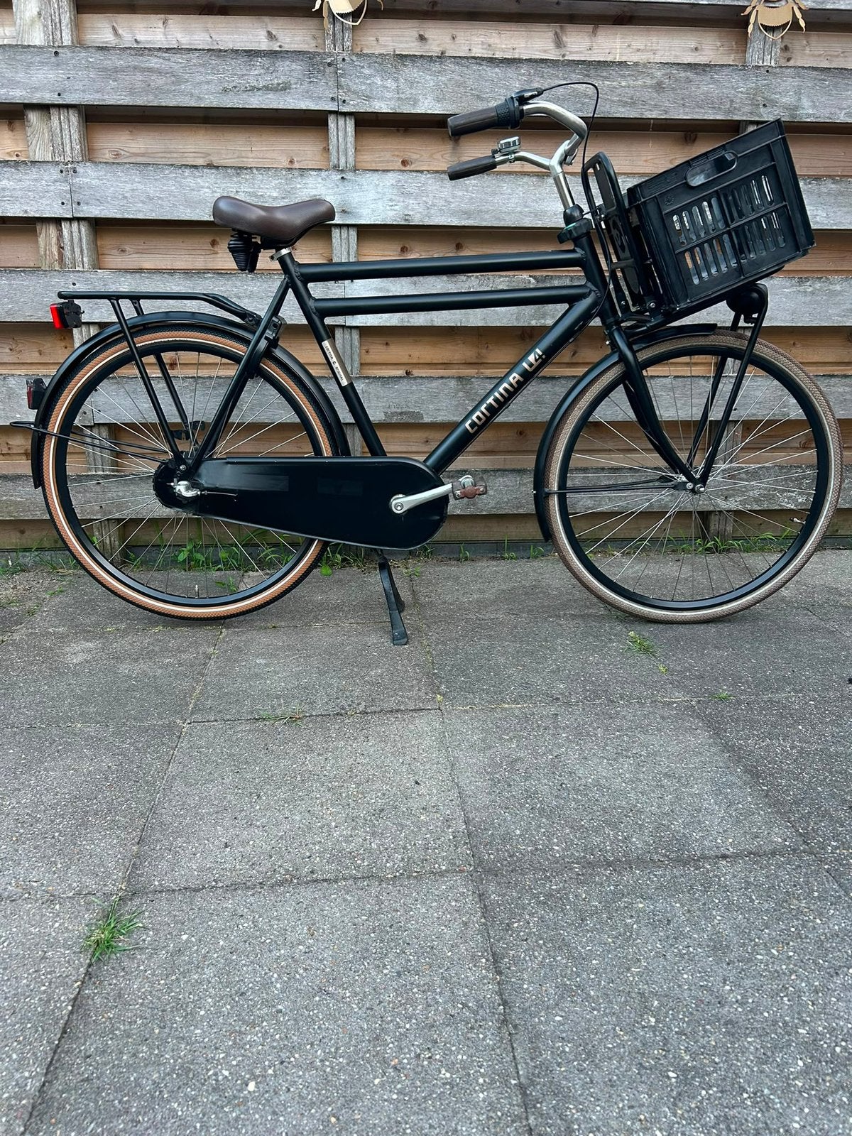 Herenfiets Cortina U4 transport 28 inch, Fietsen en Brommers, Terugtraprem, Gebruikt, Versnellingen, 57 tot 61 cm
