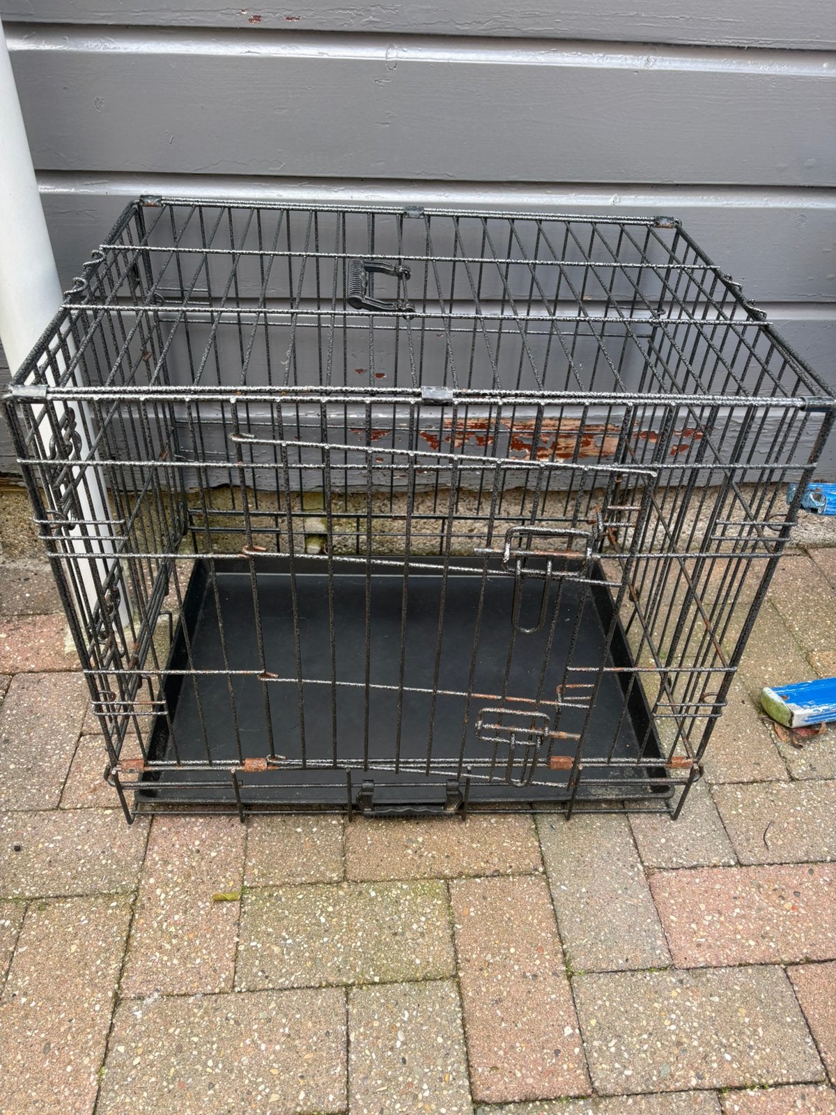 Hondenbench, Ophalen of Verzenden, Zo goed als nieuw, Minder dan 75 cm, Minder dan 65 cm