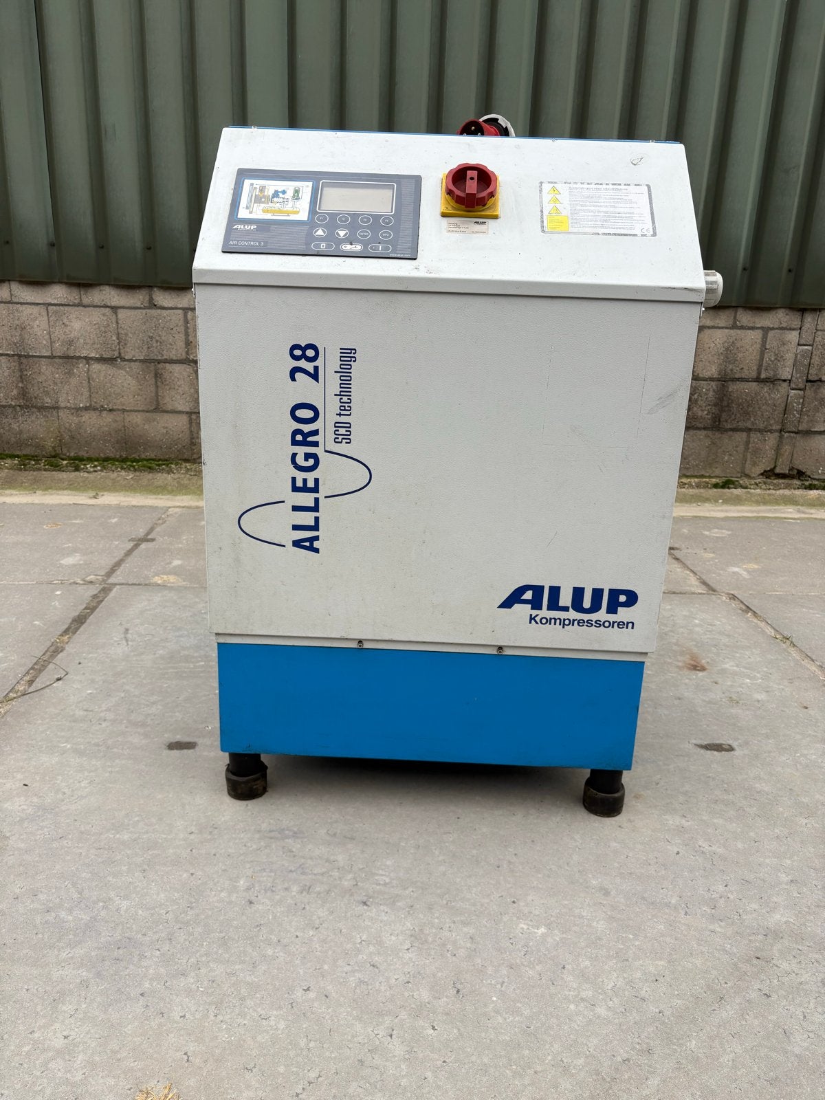 ALUP ALLEGRO 28 Energiezuinige Schroefcompressor, Doe-het-zelf en Verbouw, 100 liter of meer, Ophalen of Verzenden