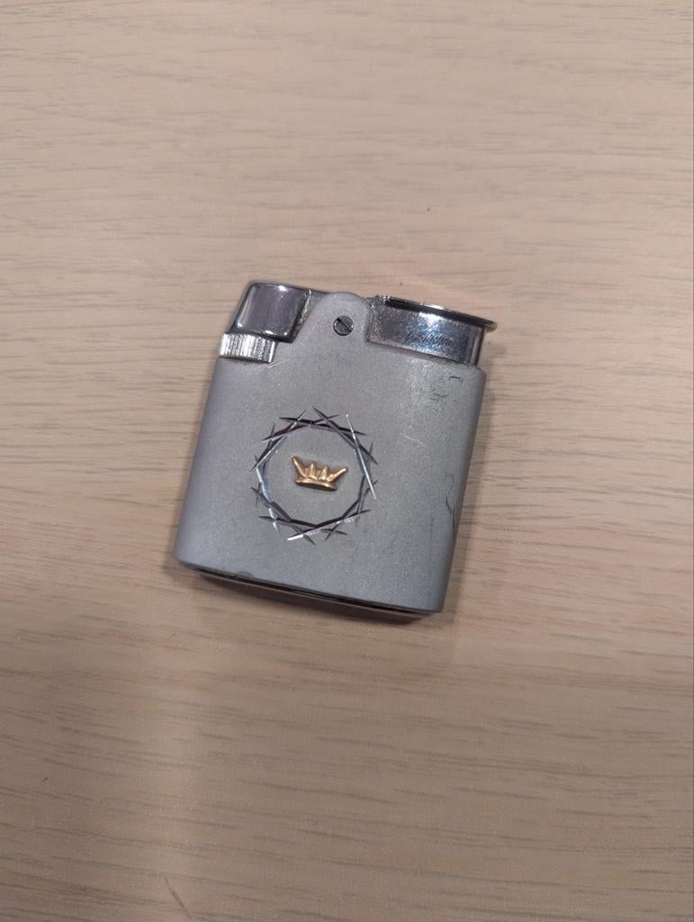 Vintage Ronson aansteker met kroonlogo, Verzamelen, Ophalen of Verzenden, Aansteker