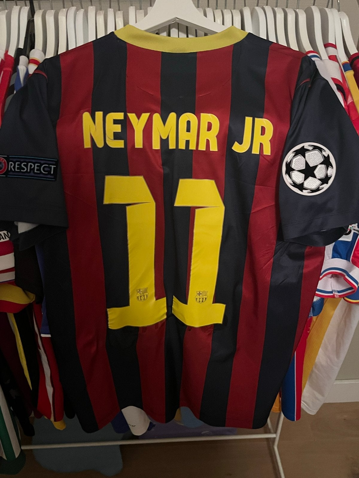 FC Barcelona Neymar Jr. Thuisshirt 2013/2014 Maat M, Maat M, Ophalen of Verzenden, Zo goed als nieuw, Shirt