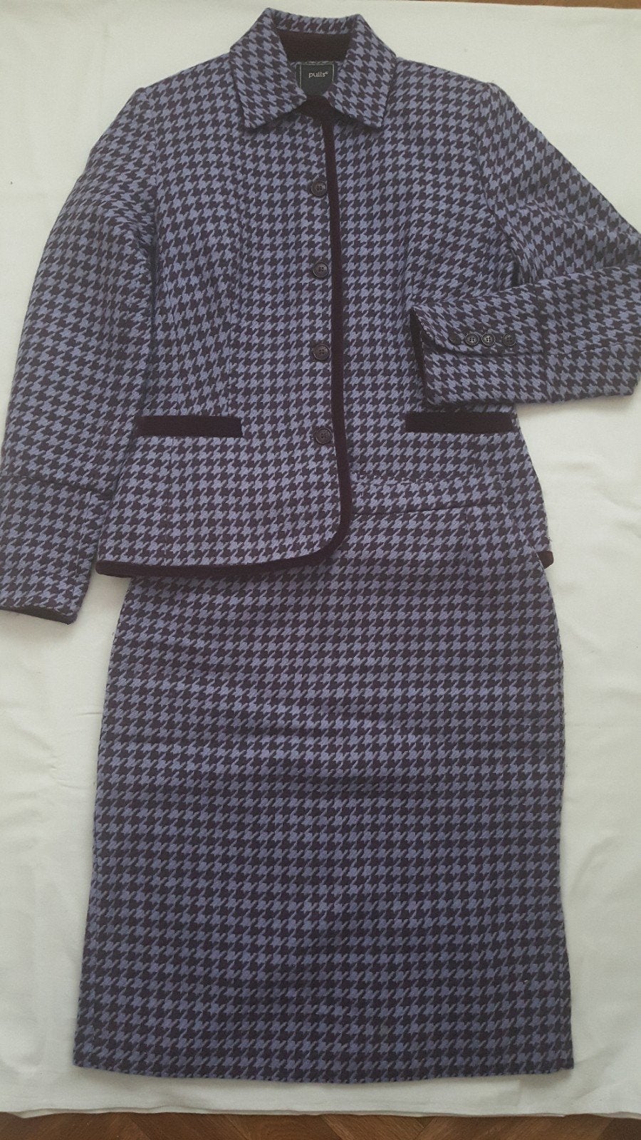 Mantelpak, Kleding | Dames, Pulls, Kostuum of Pak, Verzenden, Paars