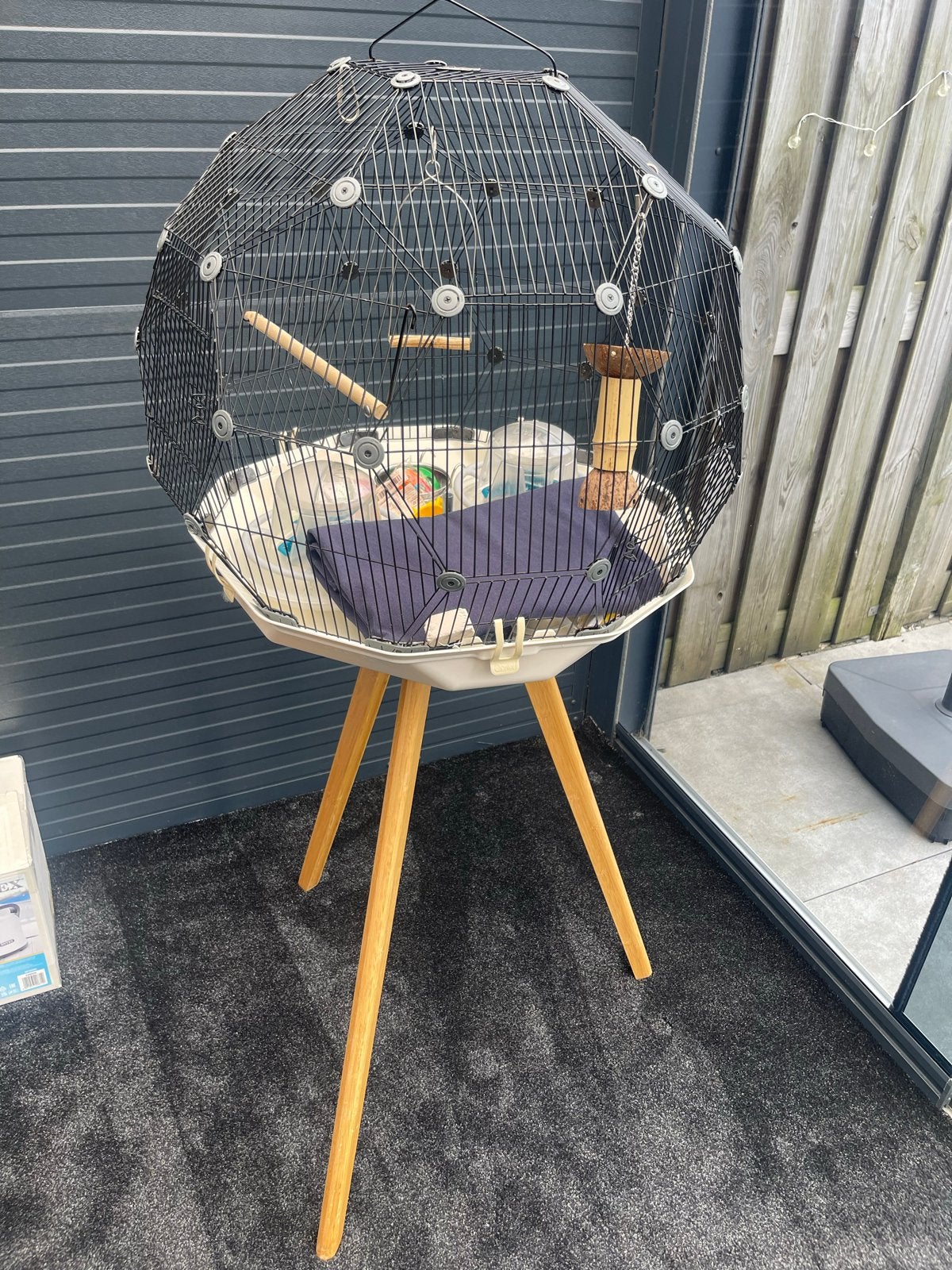 Vogelkooi omlet met extras inclusief hemeldoek met sterren, Dieren en Toebehoren, Vogels | Hokken en Kooien, Ophalen, Zo goed als nieuw