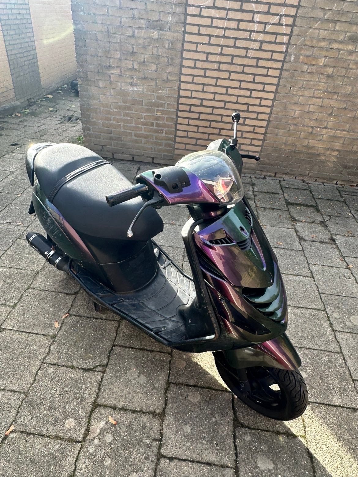 Piaggio Zip 50cc Groen/Paars Metallic - Start direct!, Ophalen of Verzenden, Gebruikt