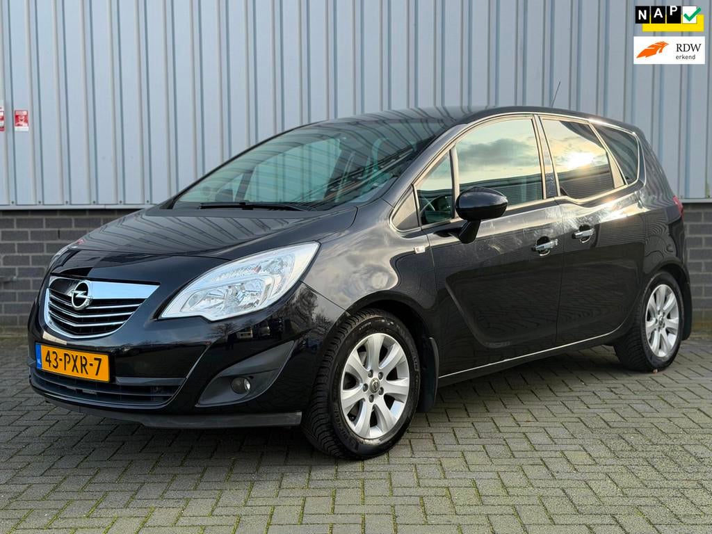 Opel Meriva 1.4 Turbo Cosmo |Airco|CruiseCtrl|Bluetooth|Trek, Voorwielaandrijving, Euro 5, Stof, Gebruikt