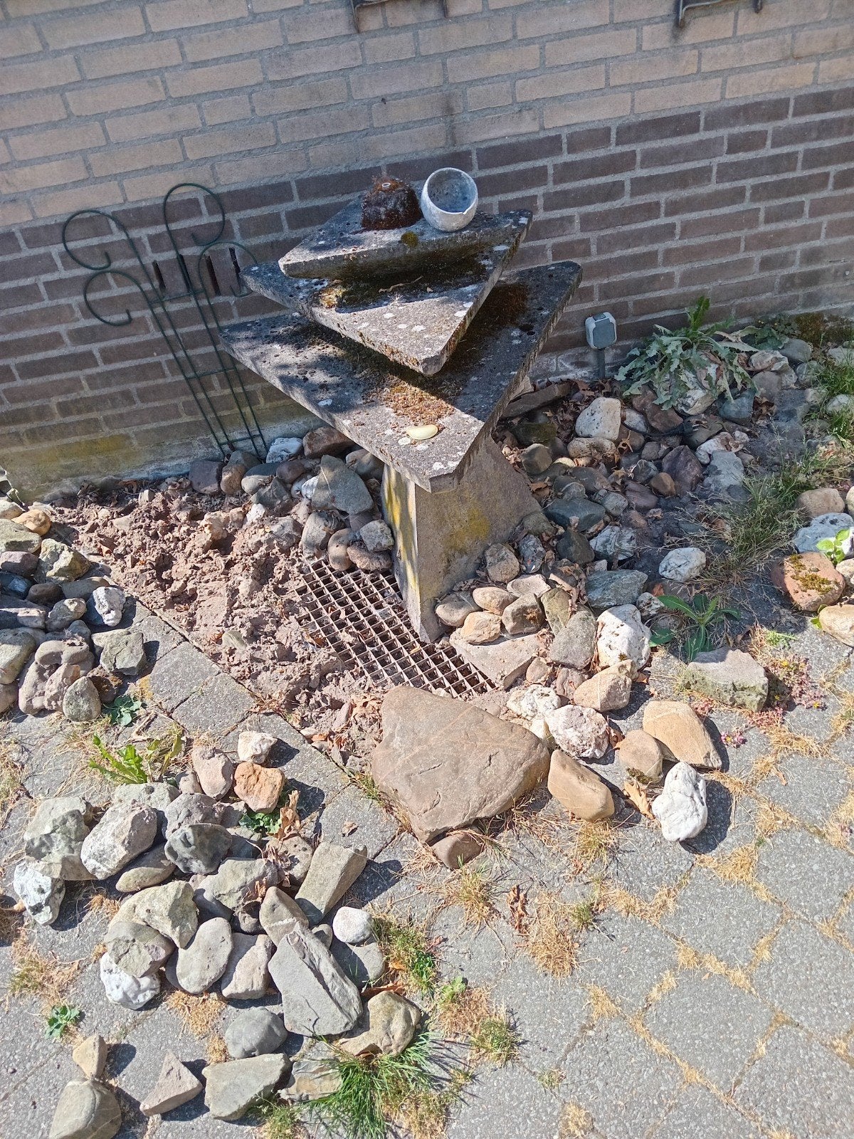 Mooie fontijn met stenen en waterpompsysteem, Ophalen, Gebruikt, Graniet, Waterornament