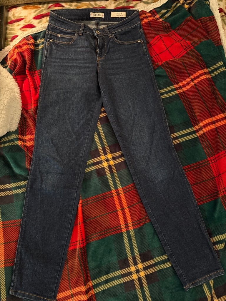 Guess spijkerbroek donkerblauw, Guess, Blauw, Overige jeansmaten, Ophalen of Verzenden