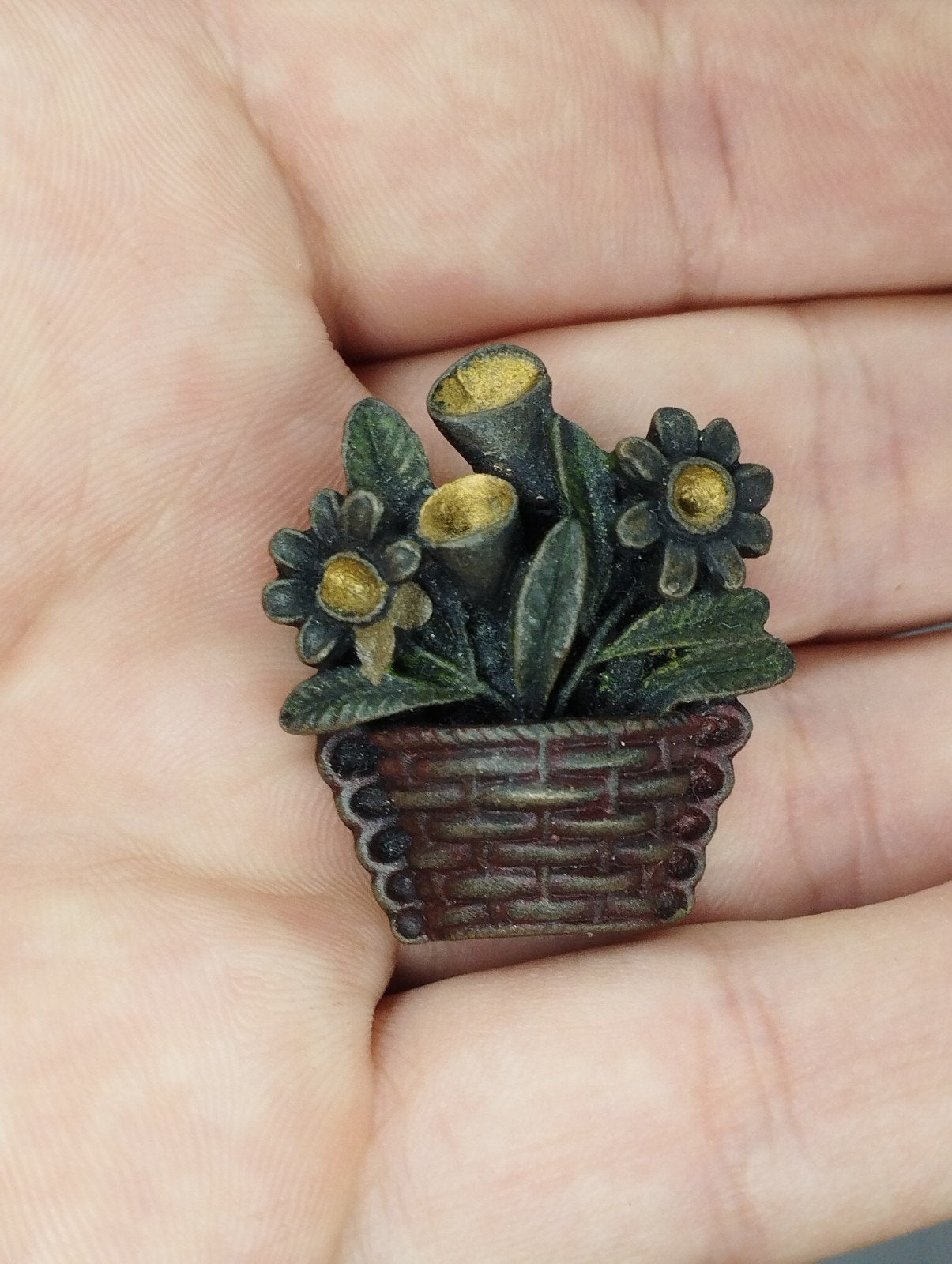 prachtige vintage mandbroche, Sieraden, Tassen en Uiterlijk, Broches, Ophalen of Verzenden, Zo goed als nieuw, Zilver, Overige materialen