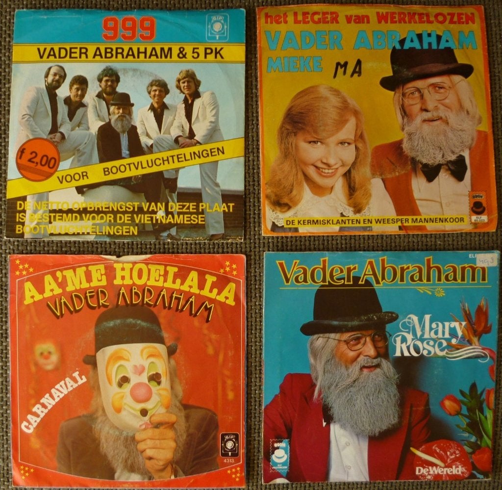 25x singles / 45 toeren plaatjes VADER ABRAHAM, Ophalen of Verzenden, Gebruikt, Nederlandstalig