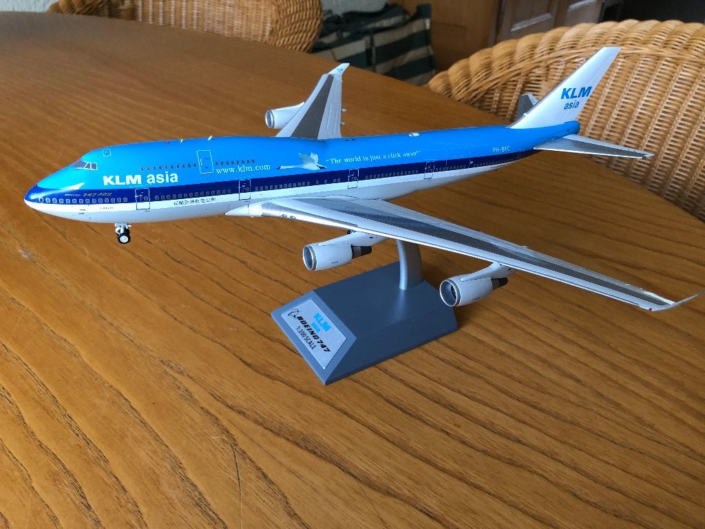 KLM Asia  Boeing 747-400, Hobby en Vrije tijd, Overige merken, 1:144 tot 1:200, Nieuw, Ophalen of Verzenden