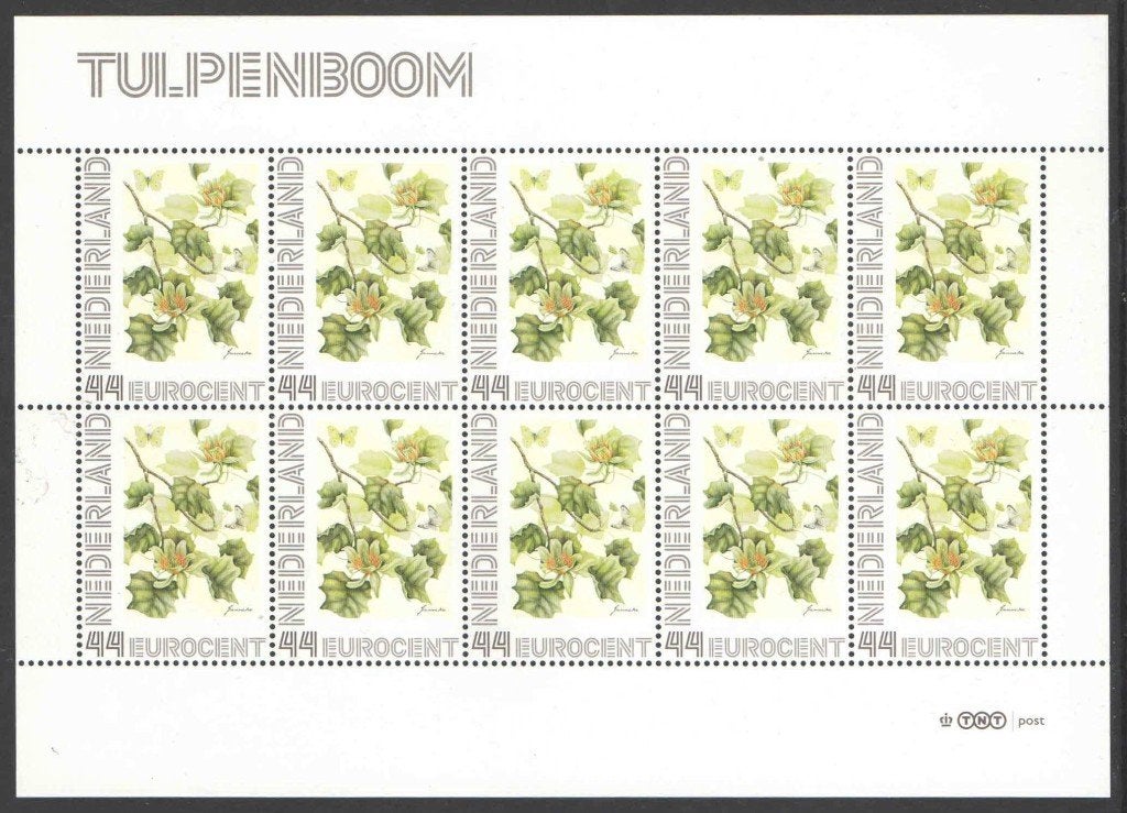 Bloemenpracht op postzegels: Tulpenboom, Ophalen of Verzenden, Na 1940, Postfris