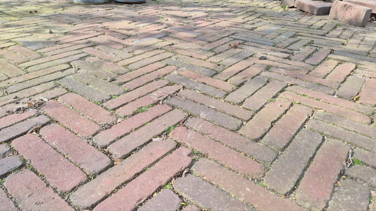 35m2 gebakken waaltjes rood, Ophalen, Overige materialen, Gebruikt, Klinkers