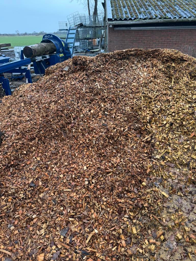 Douglas hout snippers, Tuin en Terras, Grind, Keien en Split, Ophalen, Zo goed als nieuw, Bruin, Overige typen